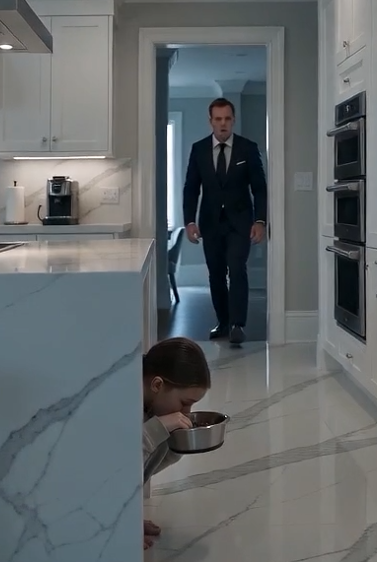 The Billionaire Froze When He Found His 7-Year-Old Daughter Eating Dog Food