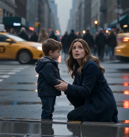 A rose, a promise… and a secret that caused the mother to break down in the middle of the street.