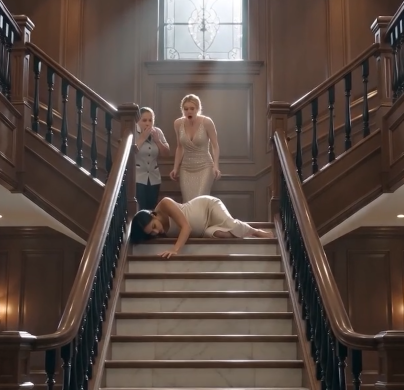 She Pushed a Pregnant Woman Down the Stairs… But Didn’t Realize It Was a Set-Up
