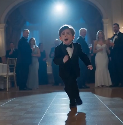 The Little Boy Ran Past Everyone… Straight Into the Maid's Arms