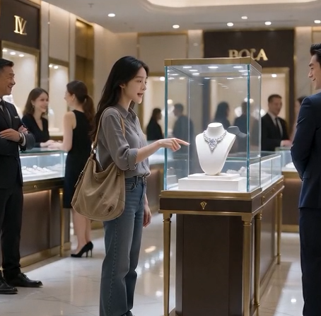 The Jewelry Store Laughed at Her… Until She Paid Cash for the Most Expensive Necklace