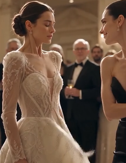 Everyone Laughed at Her Dress… Until the World's Greatest Designer Walked In