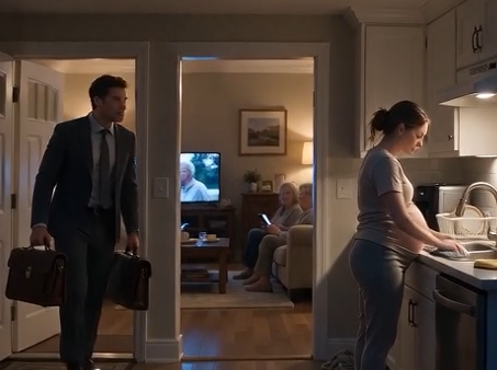 He Came Home at 10 PM… What He Saw His 8-Month Pregnant Wife Doing Left Him Furious