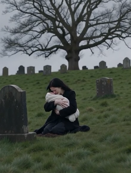 A mother who lost her son encounters a young woman weeping at her son's grave... then freezes in shock when she sees the baby in the young woman's arms.