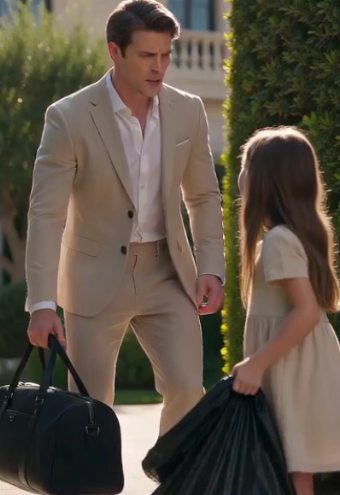 I CAME HOME TWO WEEKS EARLY — AND FOUND MY 8-YEAR-OLD DAUGHTER DRAGGING GARBAGE BAGS ACROSS THE GARDEN