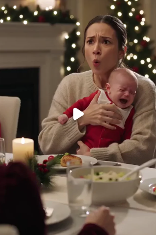 My Sister Slapped My 6-Month-Old Baby at Christmas Dinner—Then My Military Husband Stood Up and Said, “Get Out.”