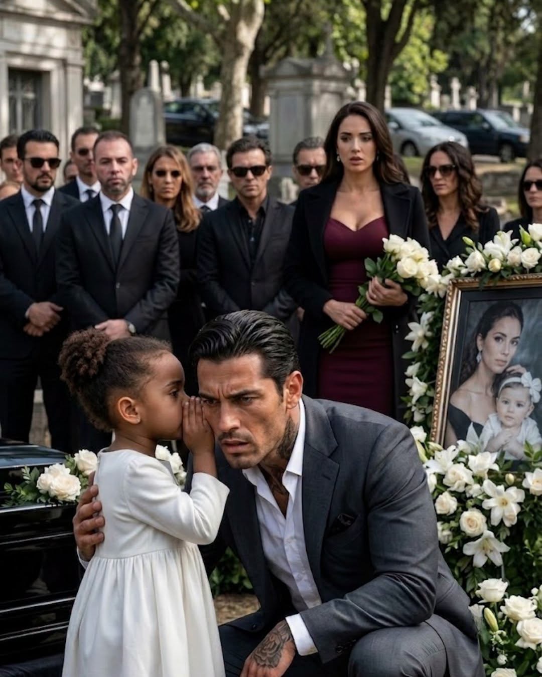 Mafia Boss Buries His Fiancée and Newborn — Then a Maid's Toddler Whispers "Your