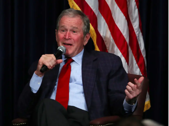 OMG Former President George W. Bus h recent hot