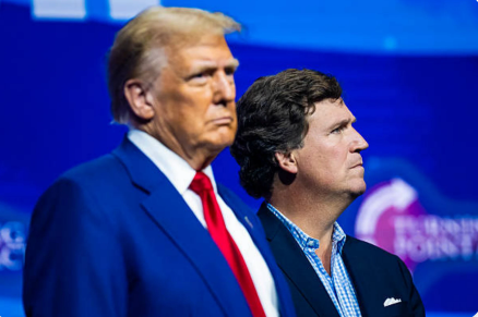 CARLSON CALLED OUT: President Trump slammed Tucker Carlson for concerning the Iran war...