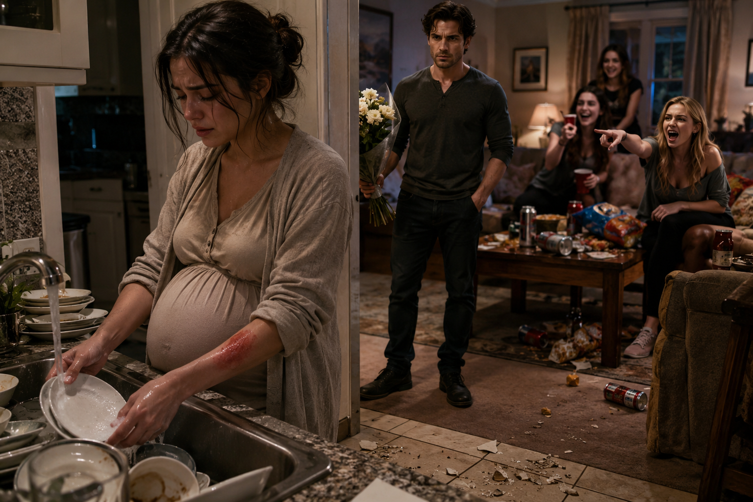 🔥 "His Pregnant Wife Dropped A Plate… Seconds Later, His Sister Learned The Most Painful Lesson Of Her Life!"
