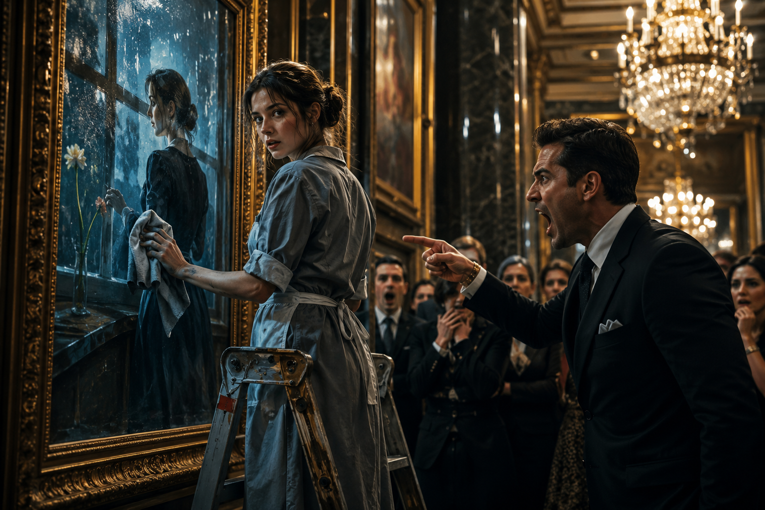 🔥 "The Billionaire Mocked His Cleaning Lady for Touching a $120 Million Masterpiece… Then She Whispered, 'I Painted It.' What Happened Next Destroyed an Entire Art Empire."