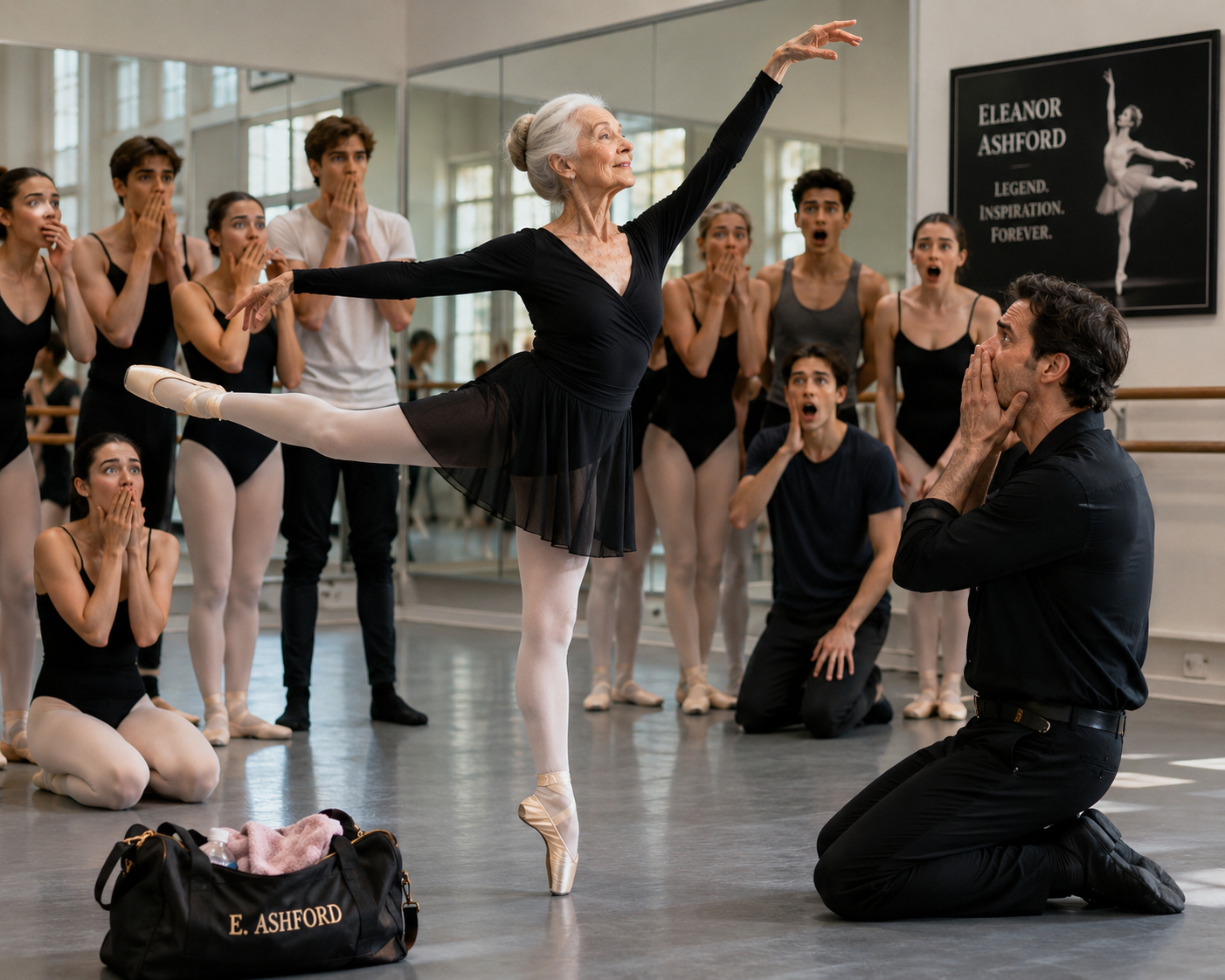 They Mocked an 80-Year-Old Woman for Walking Into an Elite Ballet Class... Minutes Later, the Greatest Choreographer in the City Fell to His Knees in Tears