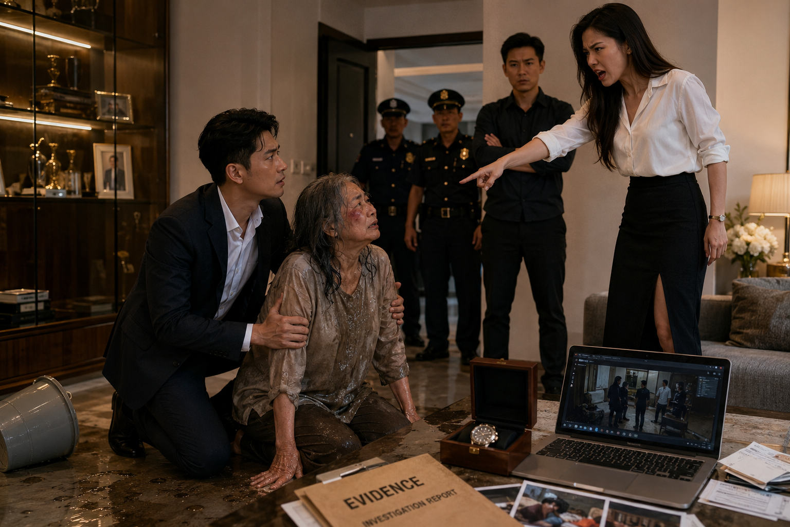I Came Home to Find My Mother Slapped and Accused of Theft… But My Wife Had No Idea I Had Been Building a Case Against Her for Months