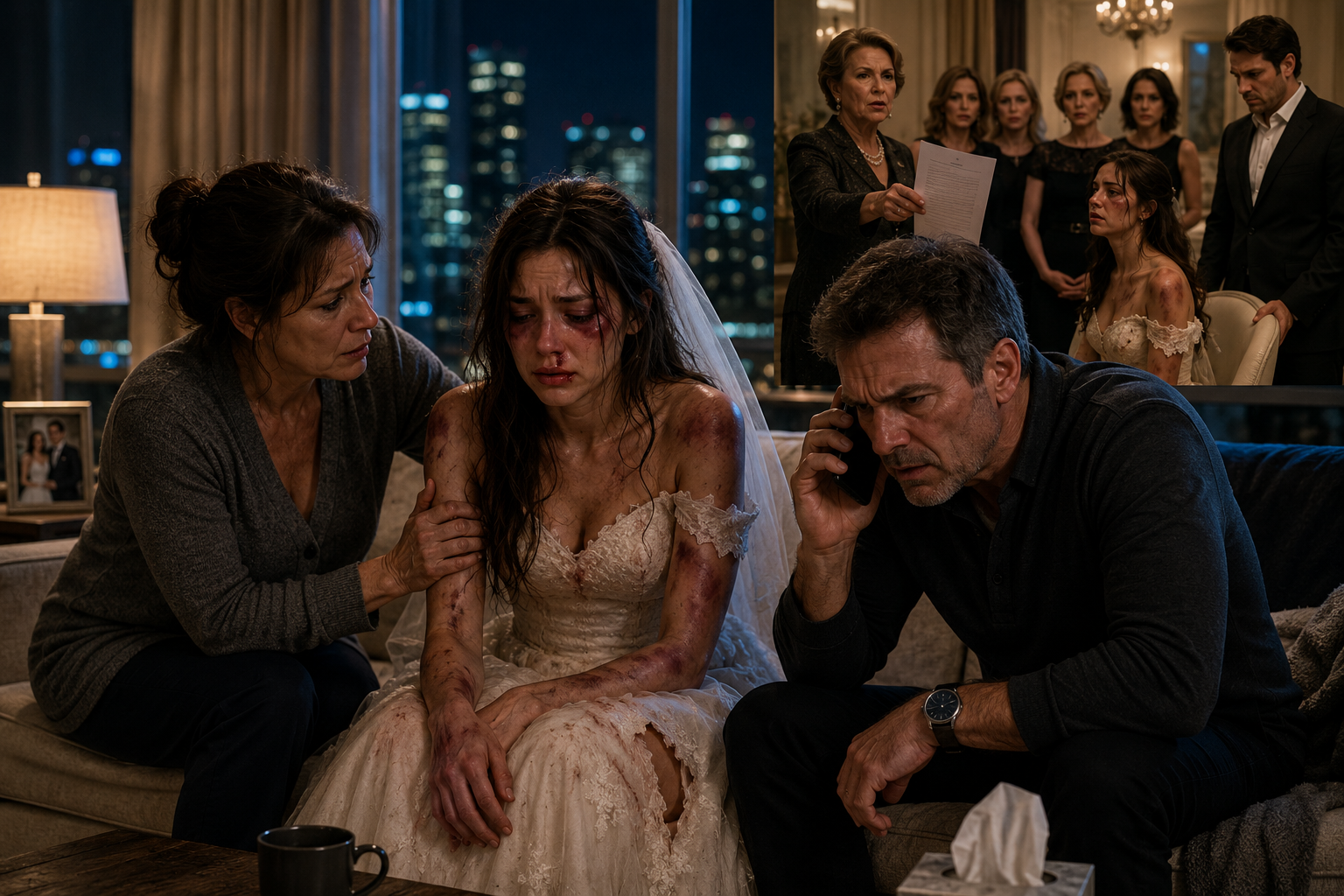 "THEY LOCKED THE BRIDE INSIDE THE MANSION... BUT THEY NEVER KNEW HER FATHER HAD BEEN RECORDING THEM FOR YEARS"