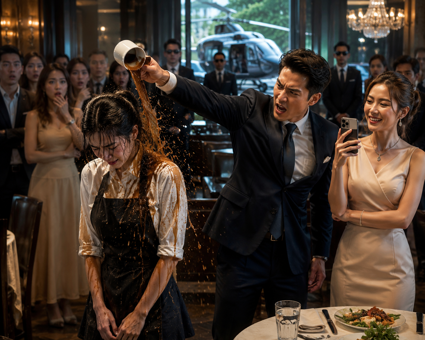 🔥 SHE WAS JUST A WAITRESS... UNTIL THE MAN WHO HUMILIATED HER BEGGED FOR MERCY! | The Secret That Destroyed a Billionaire Overnight