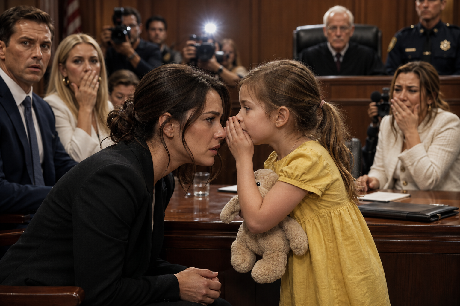🔥 SHE Entered Divorce Court Ready to Lose Everything… Then a Little Girl Whispered Seven Words That Destroyed Her Husband's Entire Life