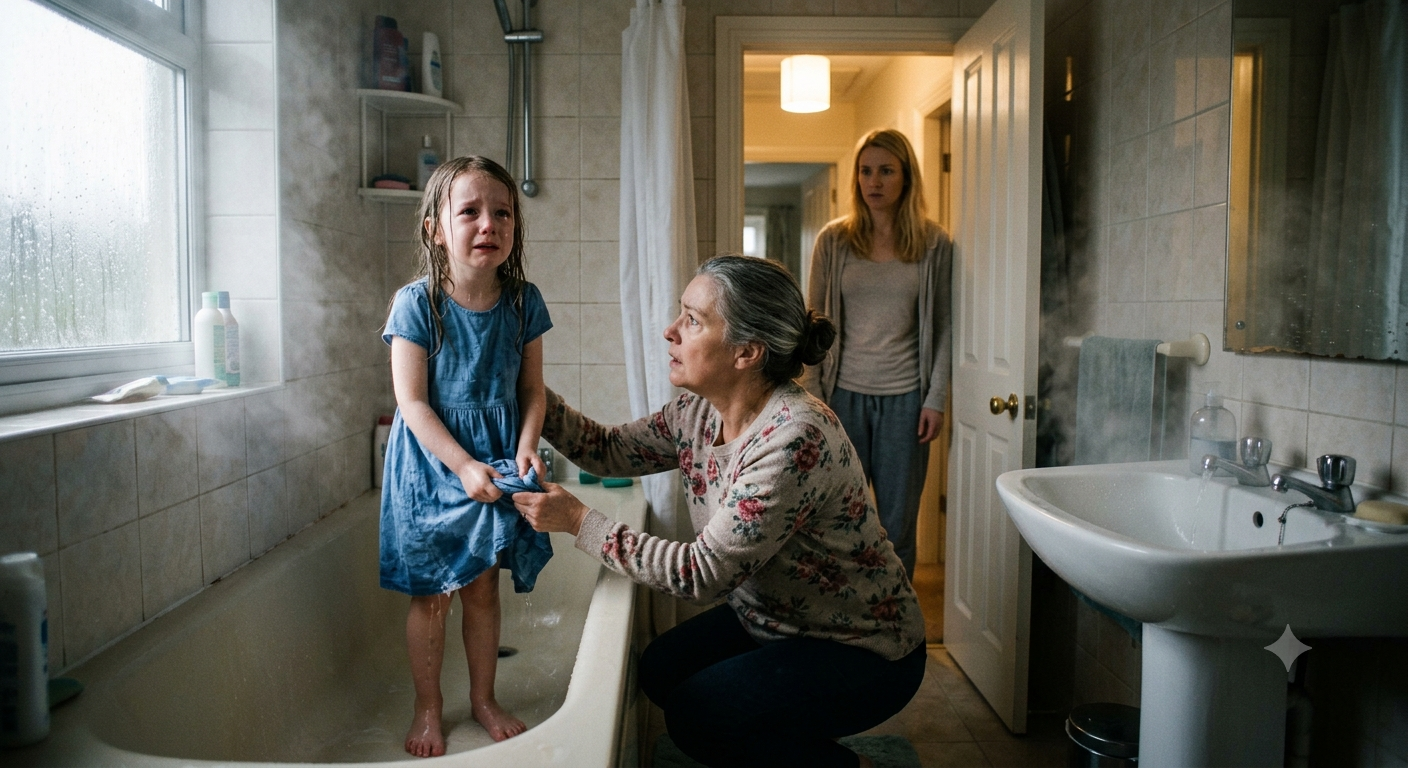 😱 Every Morning My 6-Year-Old Granddaughter Locked Herself in the Bathroom… When I Finally Opened the Door, One Whisper Changed Our Family Forever