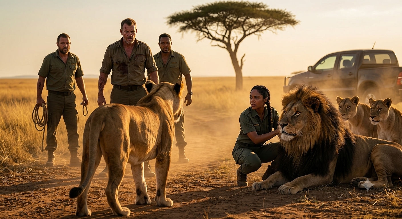 ❌ TIED TO A TREE AS LION BAIT: The Poachers Thought They Killed Her, But the Apex Predator Had a Terrifying Secret... 😱🦁