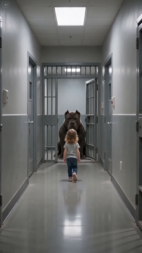 "The Most Violent Dog Was Seconds Away From Attacking a 3-Year-Old Girl… But What He Did Instead Made an Entire Shelter Break Down in Tears 😱😭"