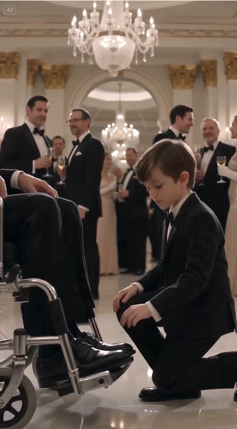 A Dirty Little Boy Made a Billionaire Walk Again… Then Whispered, “The Woman You Buried Is Waiting Downstairs.” The Truth Froze Every Soul in the Room.