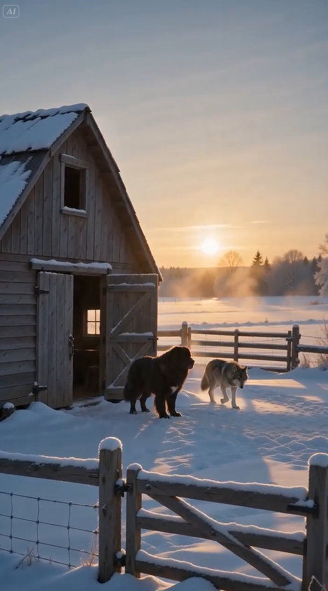 🔥THE NIGHT THE WOLVES CAME… ONE FARM DOG STOOD ALONE—WHAT HE DID LEFT AN ENTIRE TOWN IN TEARS!