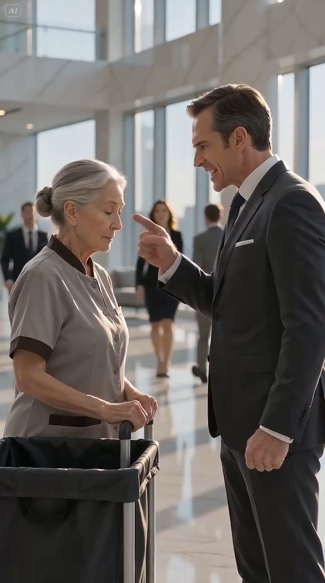 They Humiliated the 78-Year-Old Janitor and Dragged Her Out of the Lobby… Minutes Later, the Entire Board Realized She Owned the Building They Worked In