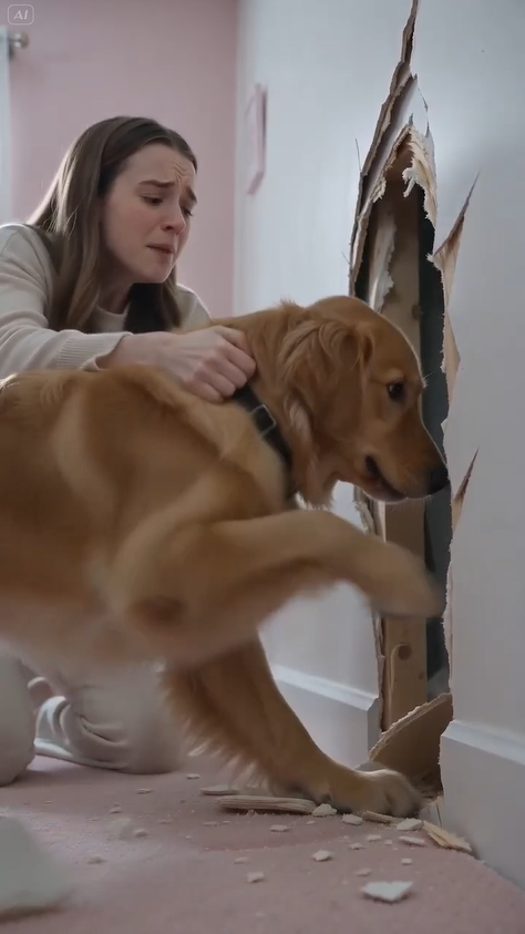 🥇 My Dog Wouldn't Stop Tearing Apart My Baby's Nursery Wall… What We Found Inside Made the Police Freeze 😱