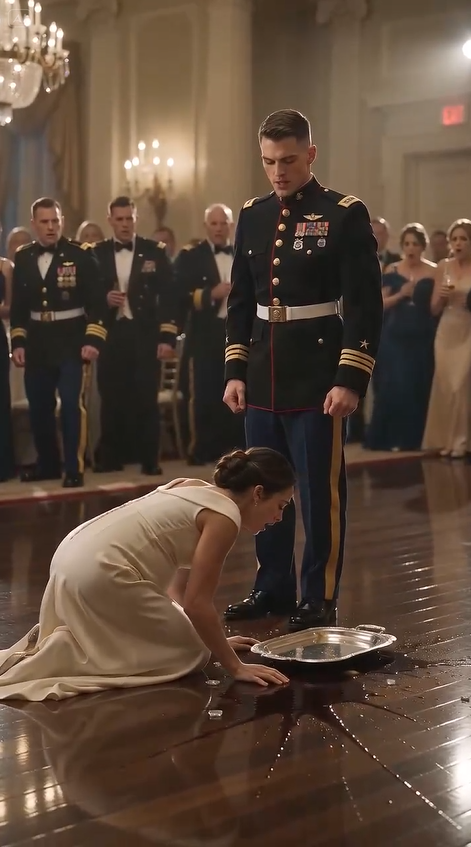 "He Humiliated His Pregnant Wife Before 500 Officers… Seconds Later, Her Fallen Dog Tag Made a 4-Star General Salute in Terror."