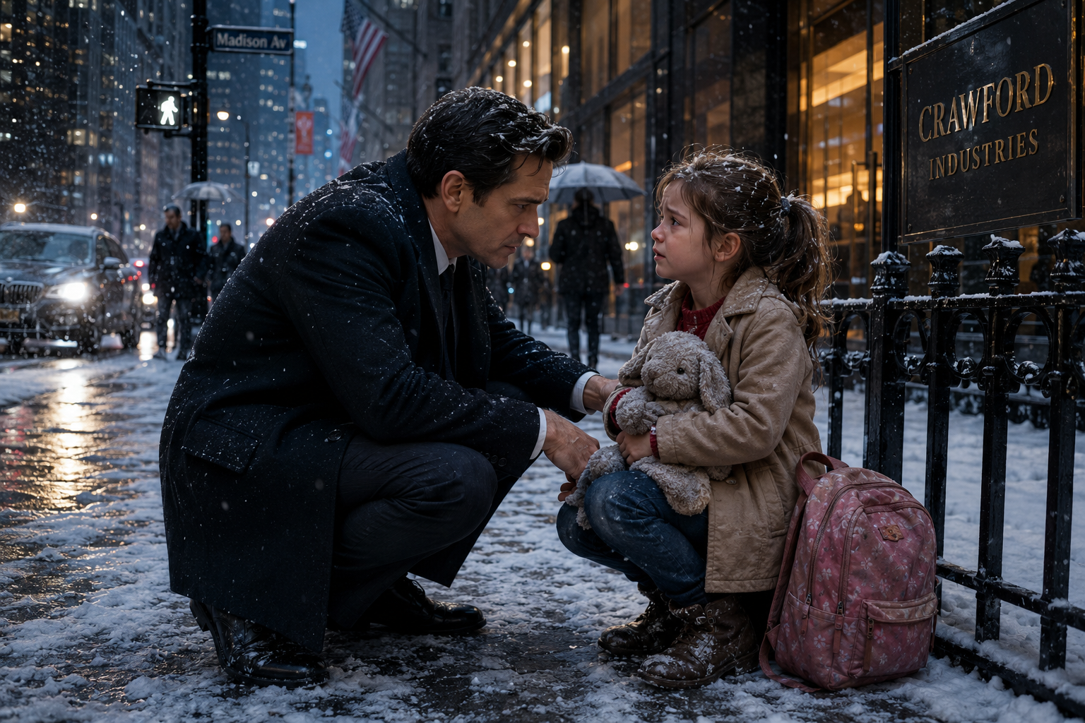 “Sir… My Mommy Never Came Home.” The CEO Followed a Little Girl Through a Blizzard—Then One Phone Call Exposed a Secret the Hospital Had Buried