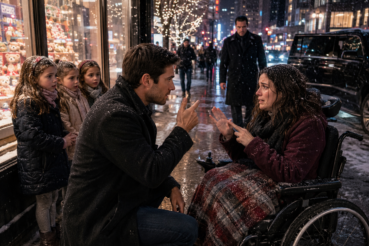 Everyone Ignored the Paralyzed Deaf Woman Begging for Help—Until a Single Dad Understood Her Signs... What She Revealed Changed Five Lives Forever