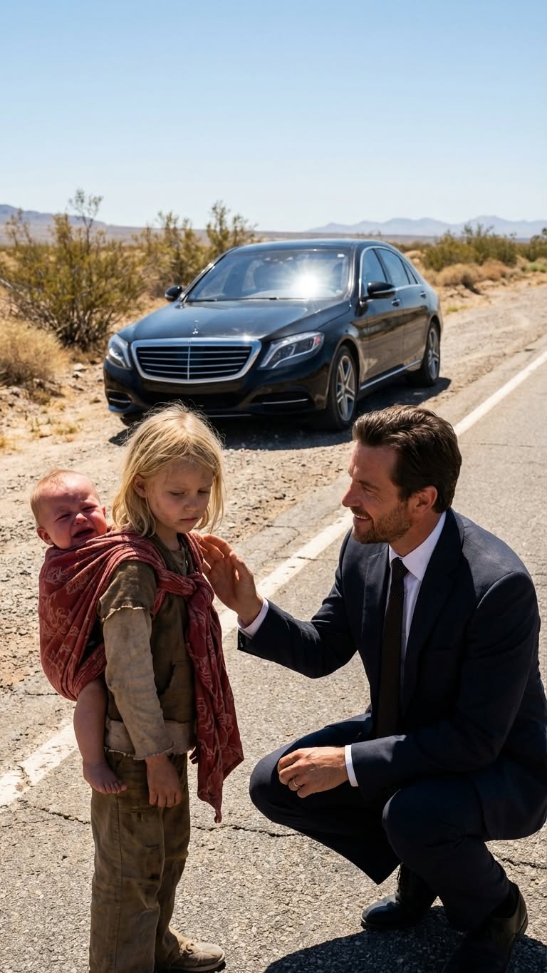 HE STOPPED HIS $500,000 CAR FOR A LITTLE GIRL WITH A RED BACKPACK… Then He Unzipped It—and Everything He Believed About Life Changed Forever