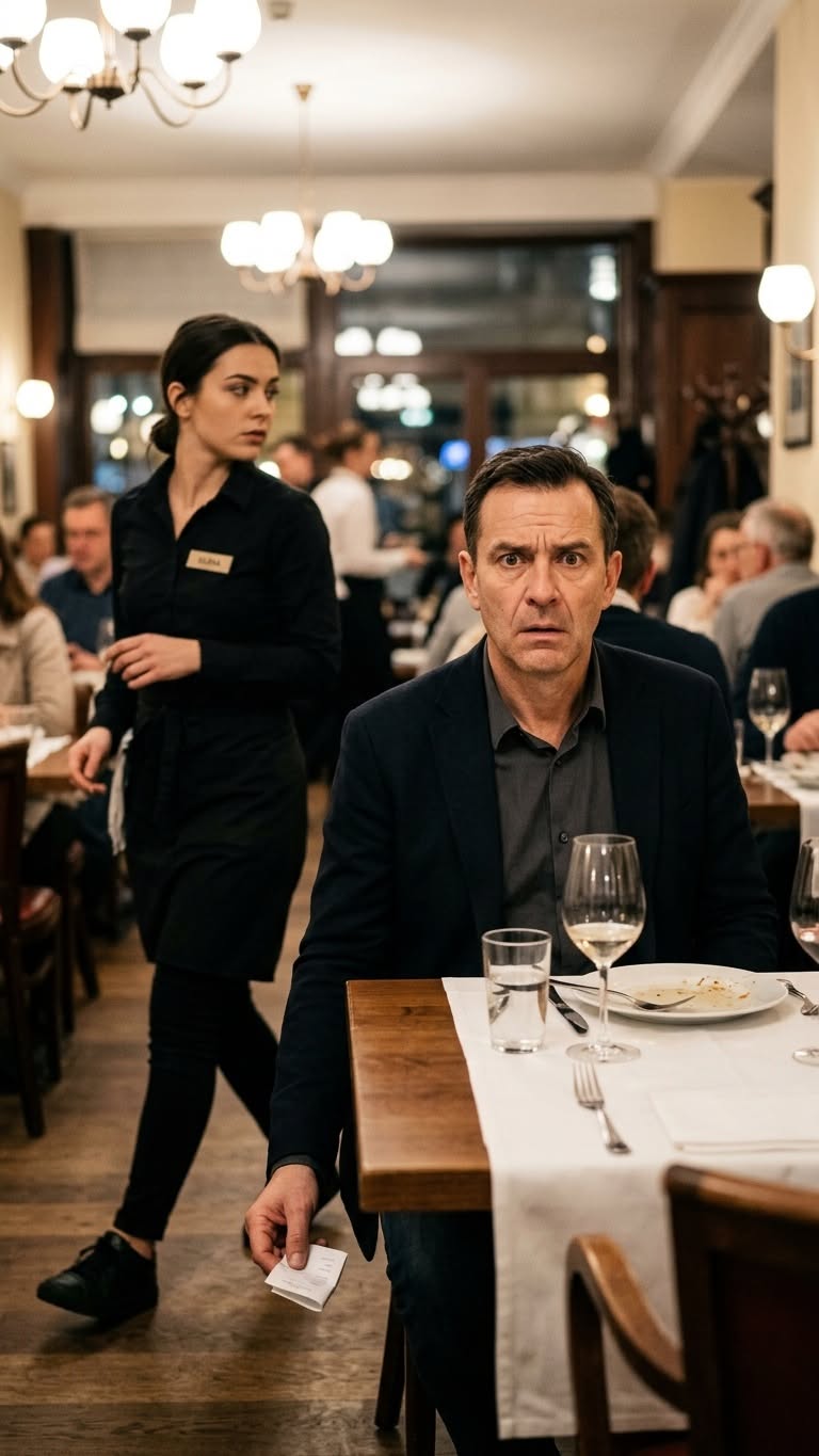 "THE BILLIONAIRE DISGUISED HIMSELF AS A CONSTRUCTION WORKER IN HIS OWN RESTAURANT… THE SECRET NOTE HIS WAITRESS SLIPPED UNDER HIS PLATE EXPOSED A BETRAYAL THAT COULD DESTROY HIS ENTIRE FAMILY"