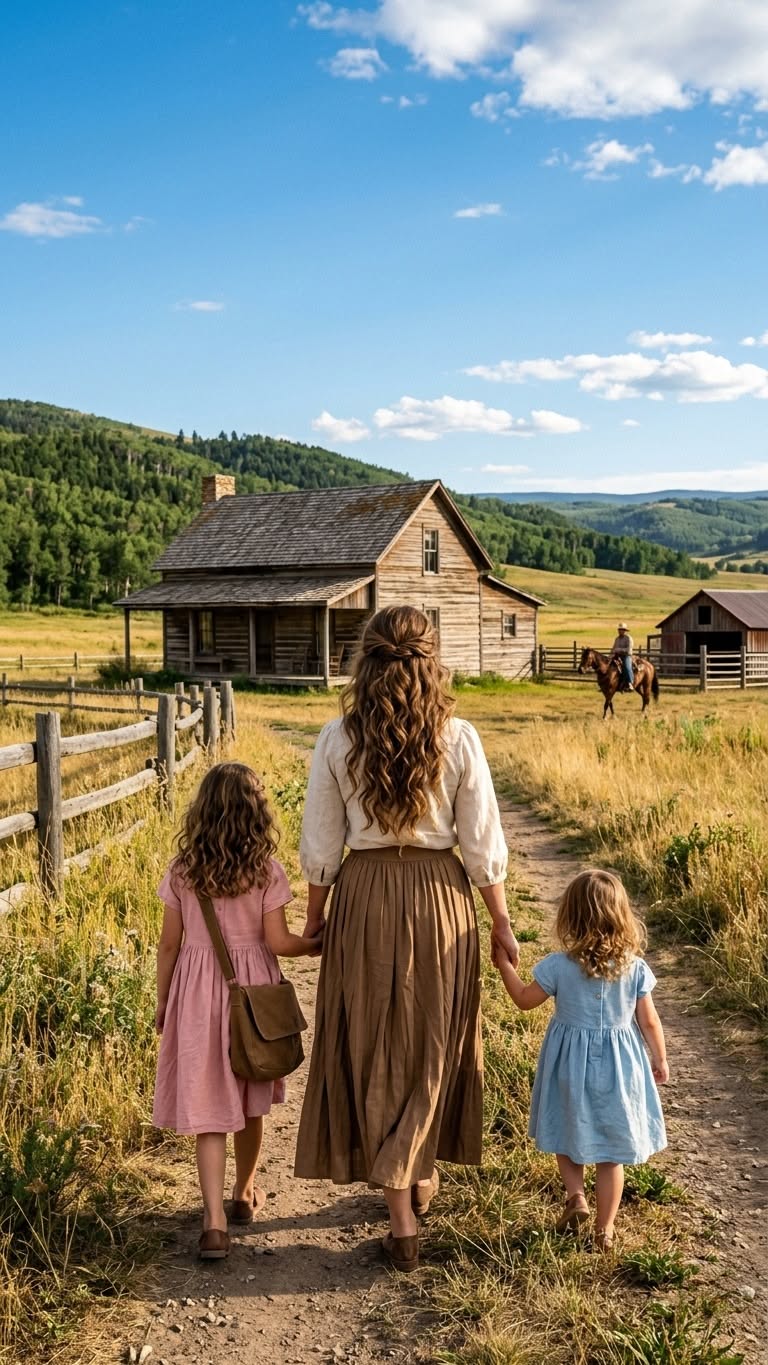 THE WIDOW WHO VANISHED INTO THE MOUNTAINS TO SAVE HER DAUGHTERS FROM CHILD PROTECTIVE SERVICES... BUT THE STRANGER NEXT DOOR WAS HIDING A SECRET THAT WOULD SHAKE THE ENTIRE COUNTRY