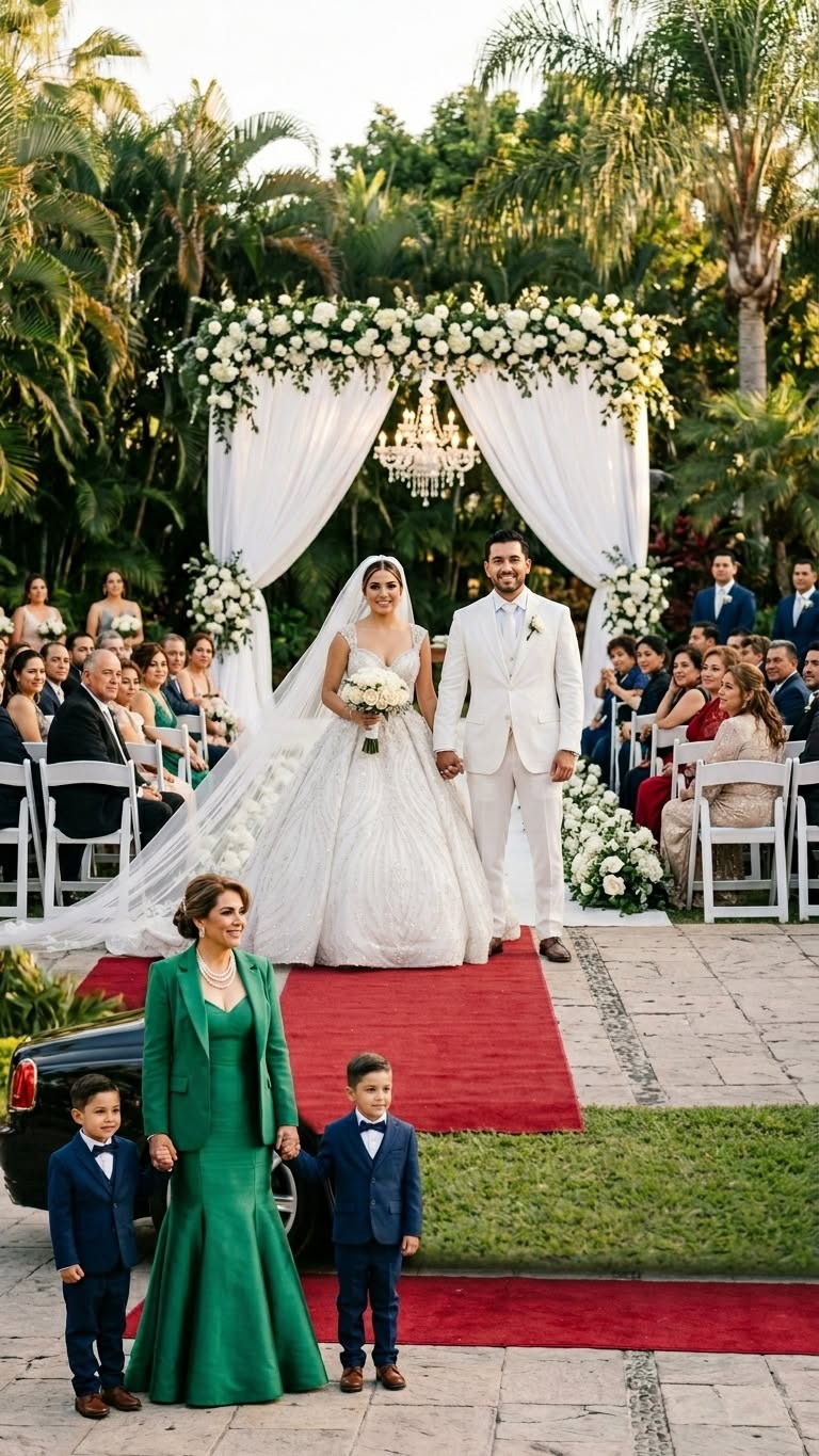 HE INVITED HIS "POOR" EX TO HIS $10M WEDDING TO HUMILIATE HER. BUT WHEN SHE STEPPED OUT OF A ROLLS-ROYCE WITH HIS CLONES, THE BILLIONAIRE OWNER OF THE VENUE KNEELED TO HER! 😱🔥