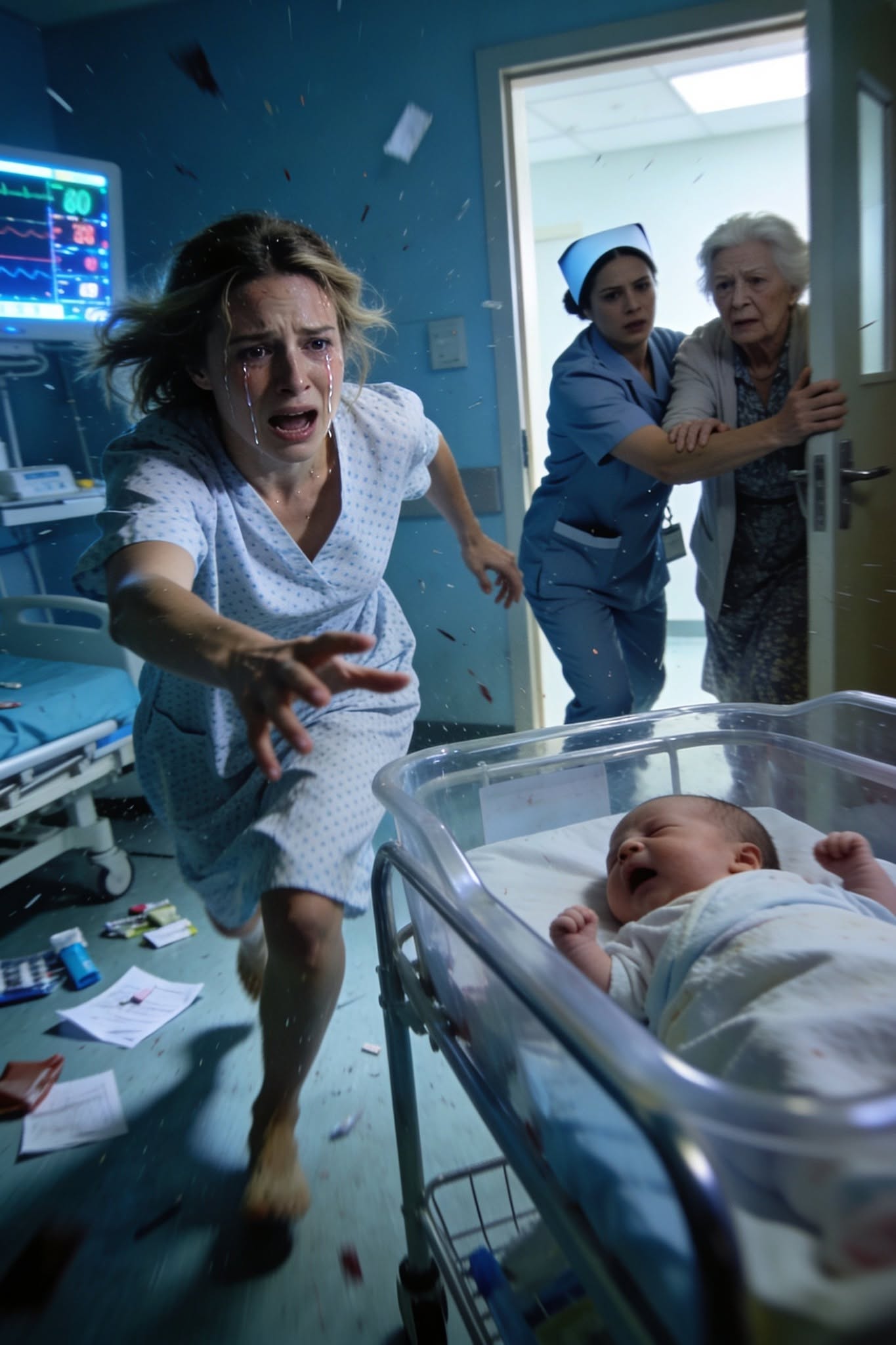 Brooklyn leaned closer to the incubator, her voice dropping to a fragile whisper that barely carried over the mechanical hum of the NICU.