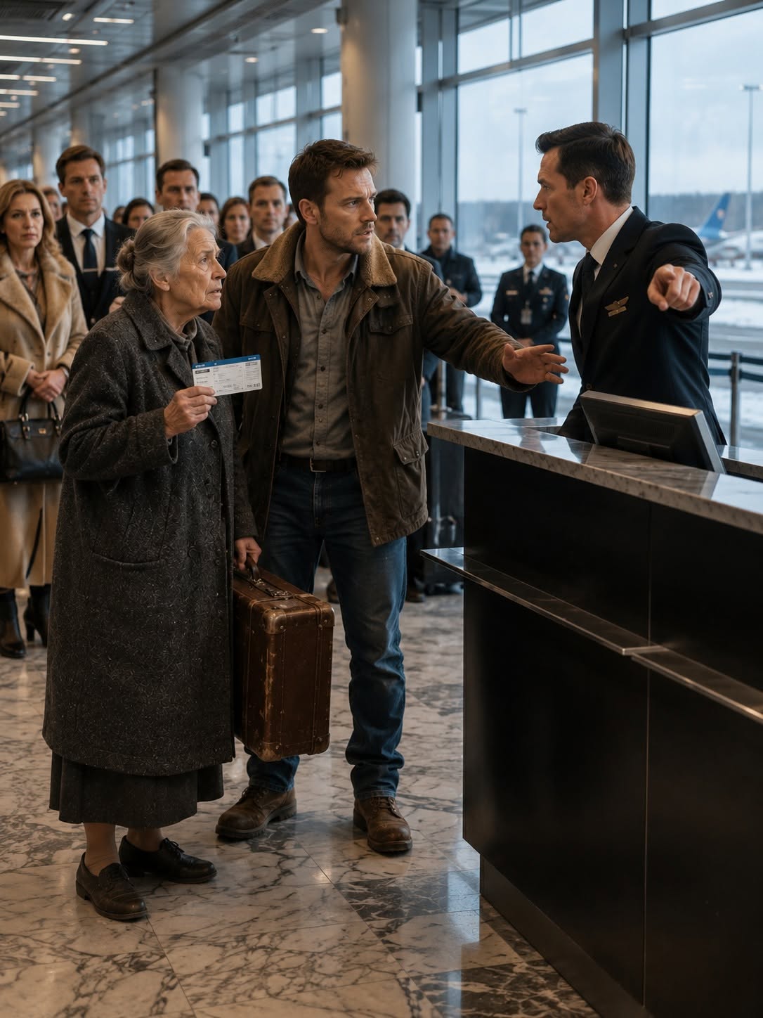 He thought she was a broke widow. Two minutes later, he found out she owned the entire airline. Then, the real nightmare began.