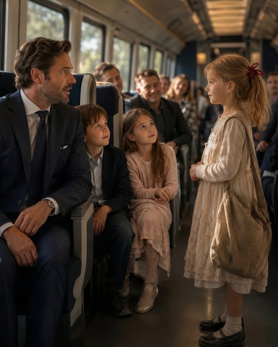 THE BILLIONAIRE’S CRYING CHILDREN AND THE ANGEL OF THE TRAIN: THE UNTOLD SECRET