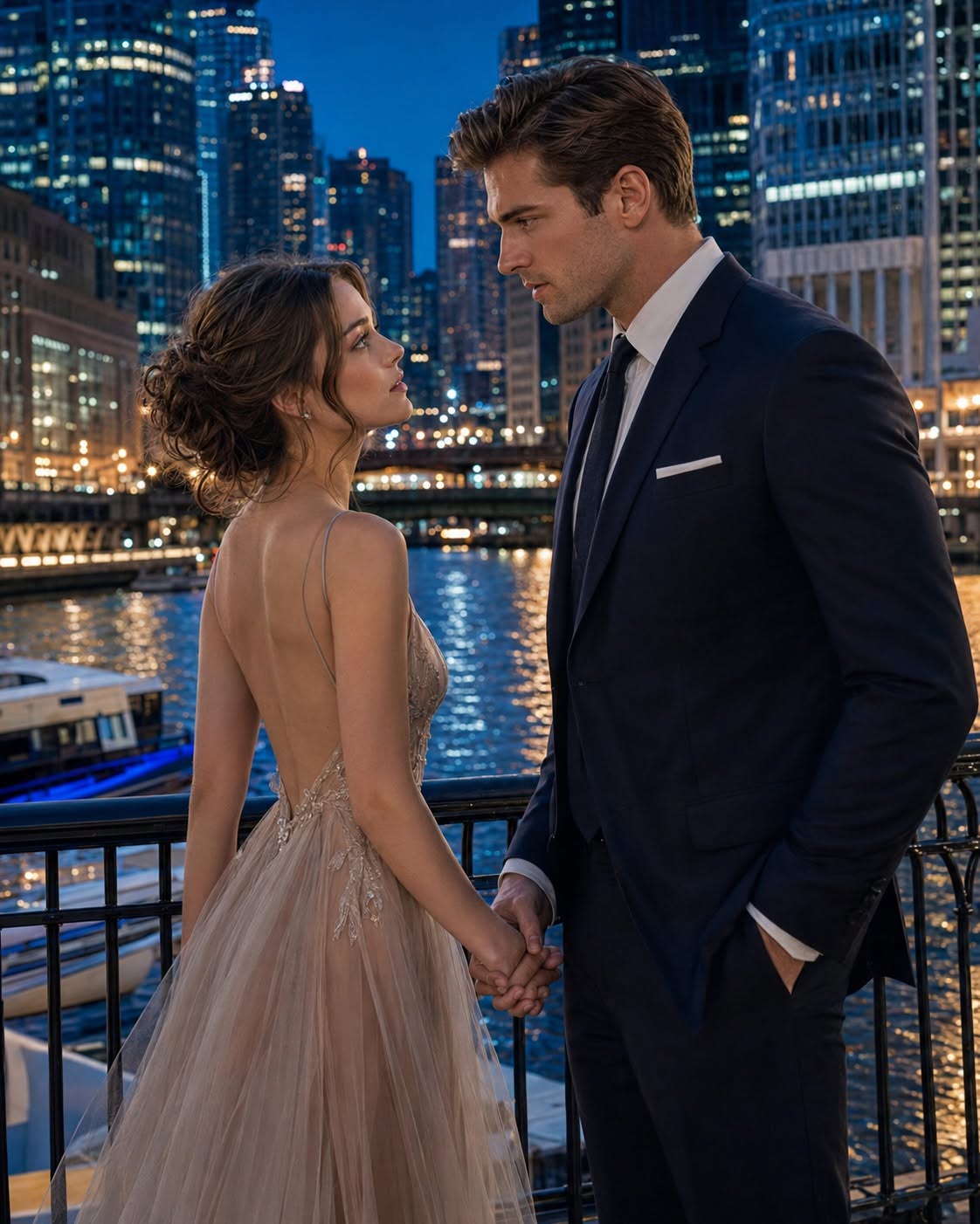 The ring of Nathan's cell phone felt like a physical blow against the quiet intimacy we had built by the Chicago River.