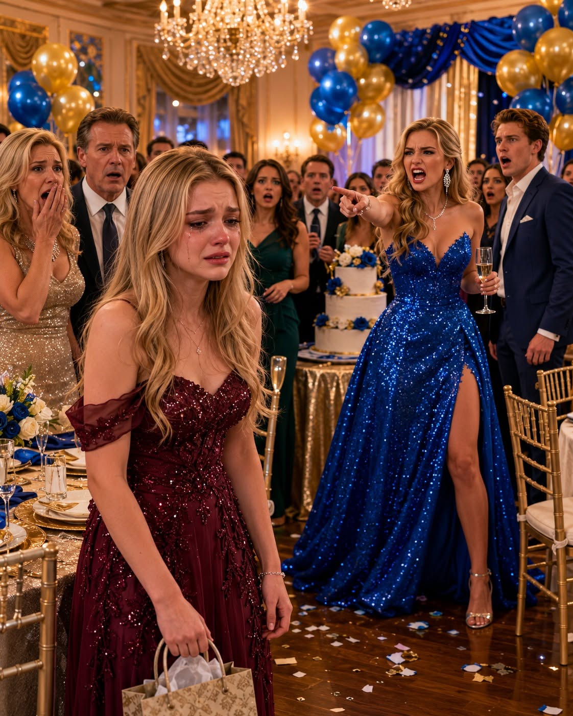 The silence in the grand ballroom was so heavy you could hear the soft humming of the air conditioning. Three hundred pairs of eyes darted between me, Brittany, and my father as he stood up from the head table.