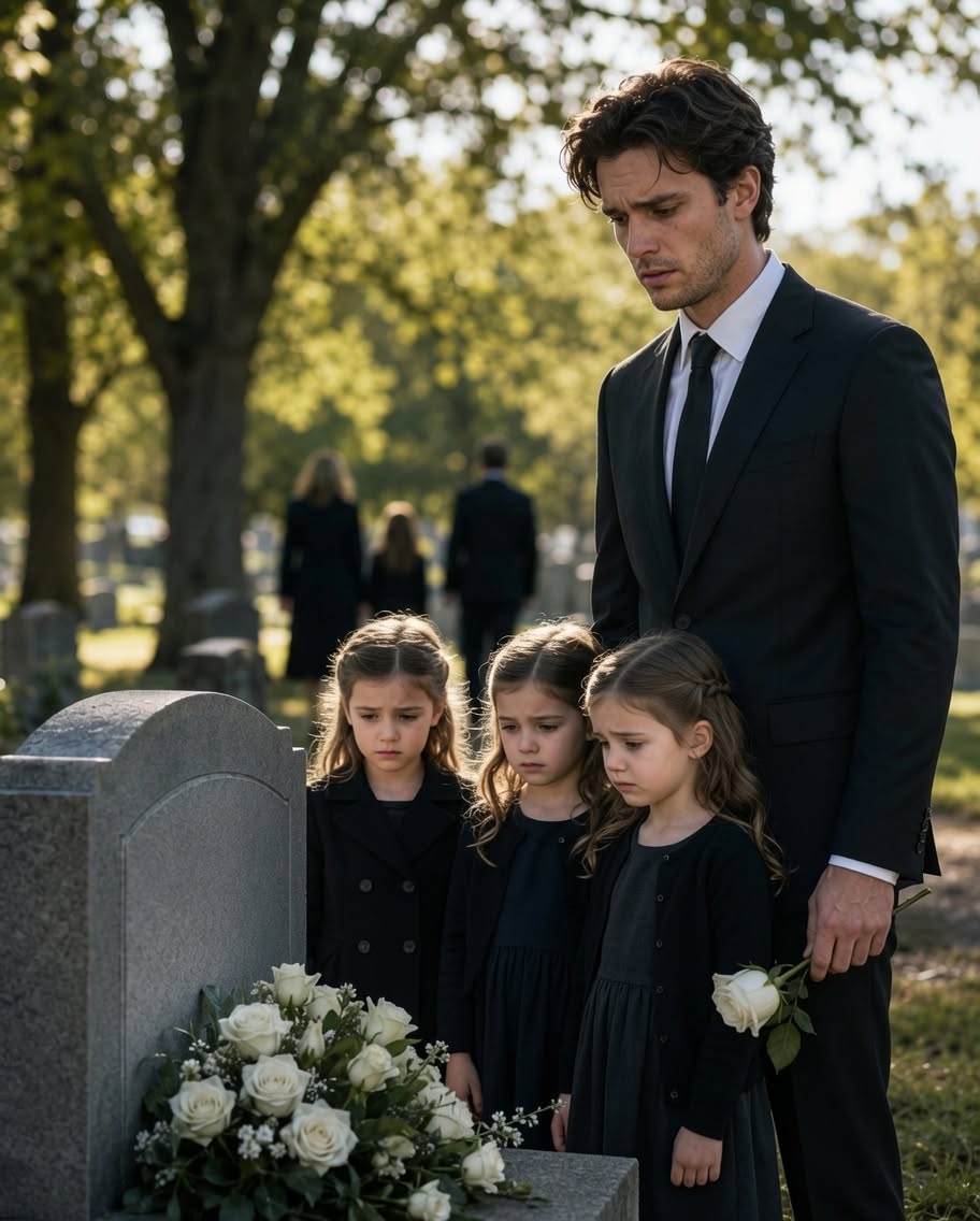 The billionaire’s ring matched the cheap drawing in the little girl's hand—but the name on the tombstone wasn’t the one their grandmother had told them.