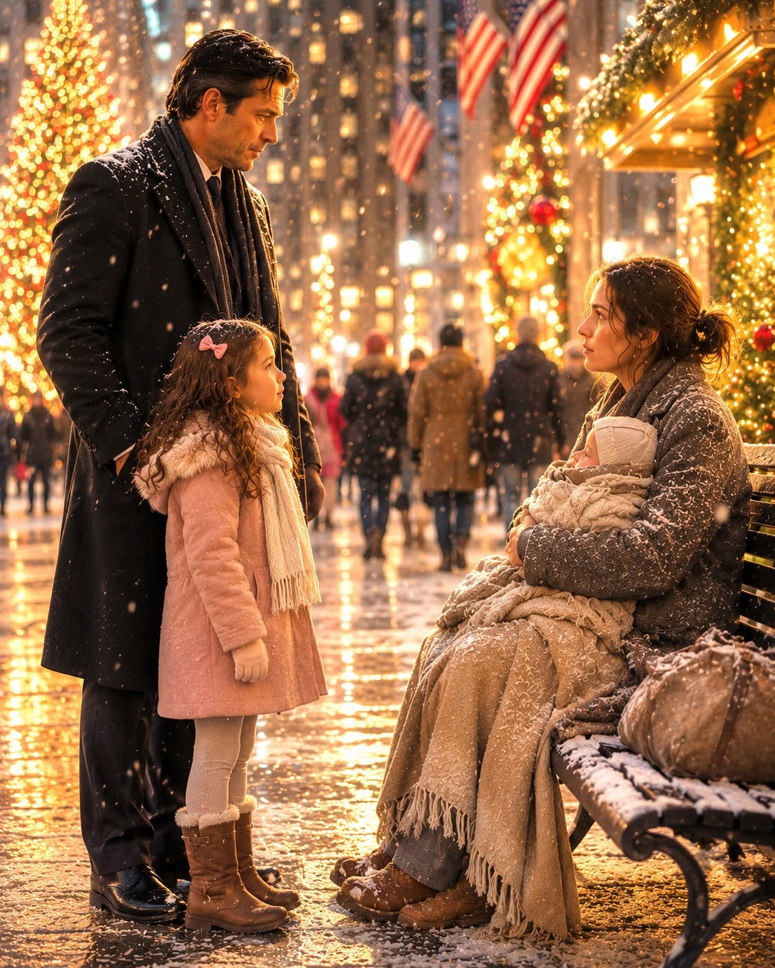 "THE CEO, THE HOMELESS MOTHER, AND THE SECRET THAT ALMOST DESTROYED THEM ALL: A Christmas Miracle Turned Nightmare."
