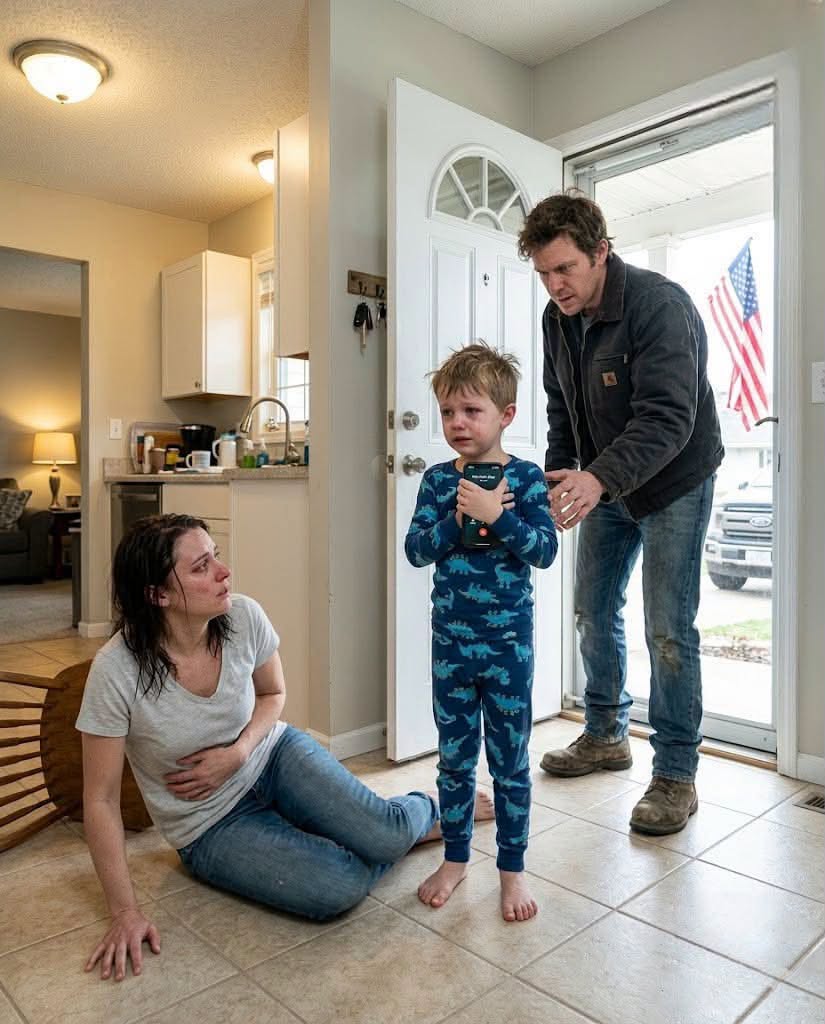 The speaker on the floor didn’t blink. It didn’t tremble. It just sat there in Noah’s trembling, five-year-old hands, projecting my father’s voice straight into the sudden, suffocating quiet of the entryway.