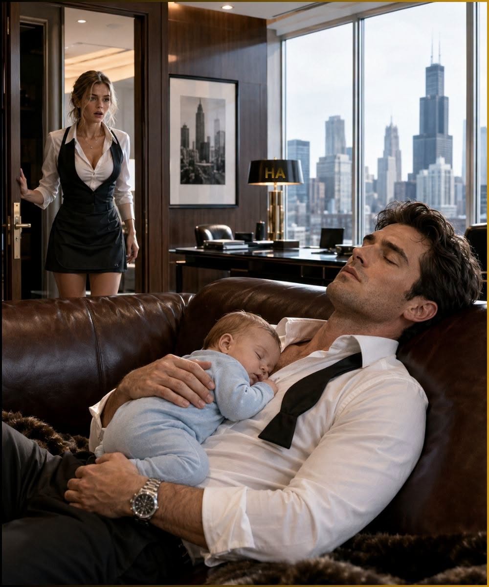 Zaria stared at Elias Voss, her heart hammering against her ribs like a trapped bird. The man sitting across from her—flawlessly tailored even with his tie loosened, radiating an aura of lethal, quiet authority—wasn't just a boss. He was a myth. People in Chicago didn't just work for the Voss family; they survived around them. Rumors about Elias stretched from the gleaming high-rises of the Loop to the gritty docks down by the river: that he bought companies just to dismantle them, that he never forgot a slight, and that his blood ran as cold as Lake Michigan in January.