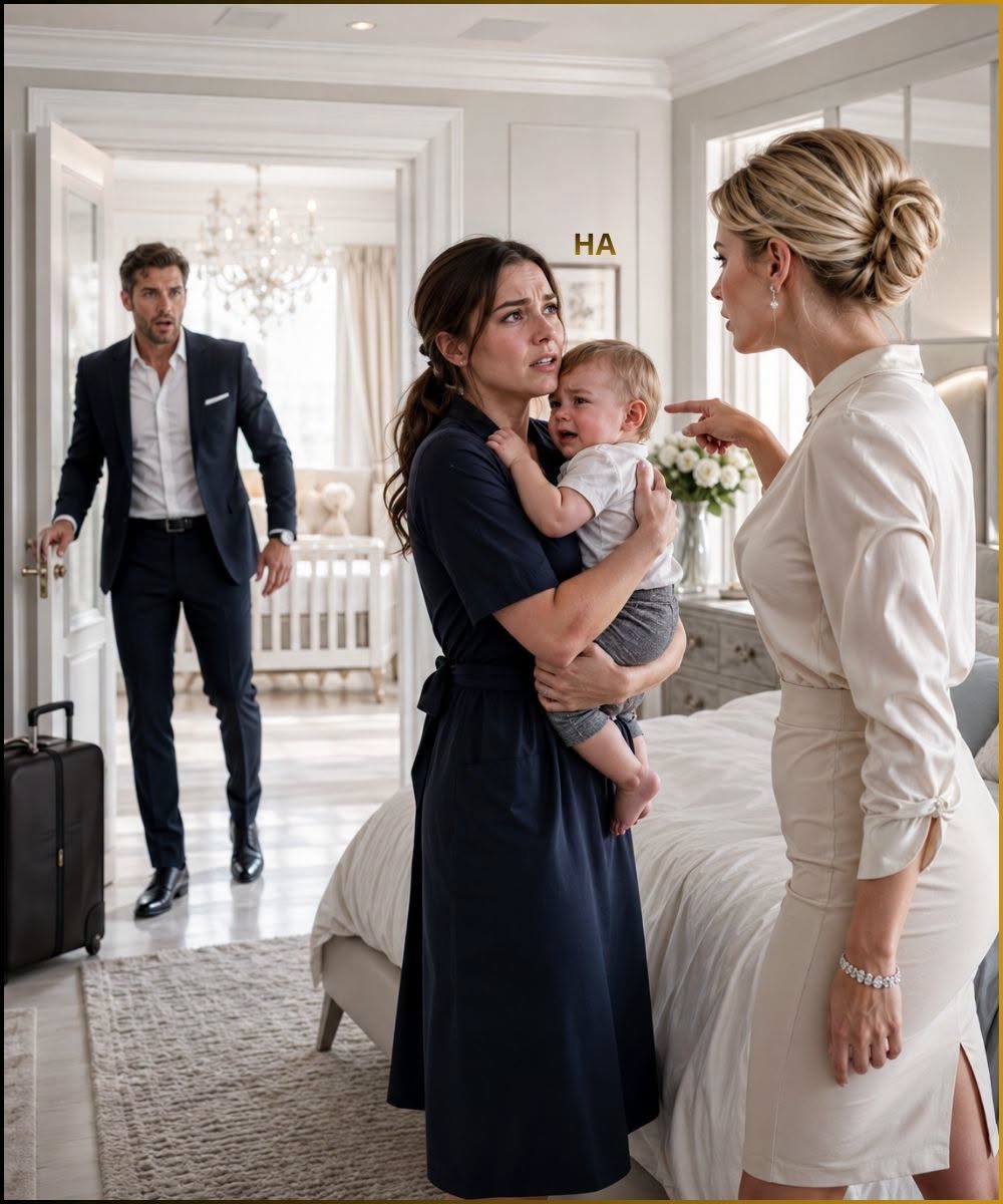 The Billionaire Pretended He Wasn’t Home to Catch the Maid... Until His Wife’s Coldest Words Revealed Who Had Been Raising His Son