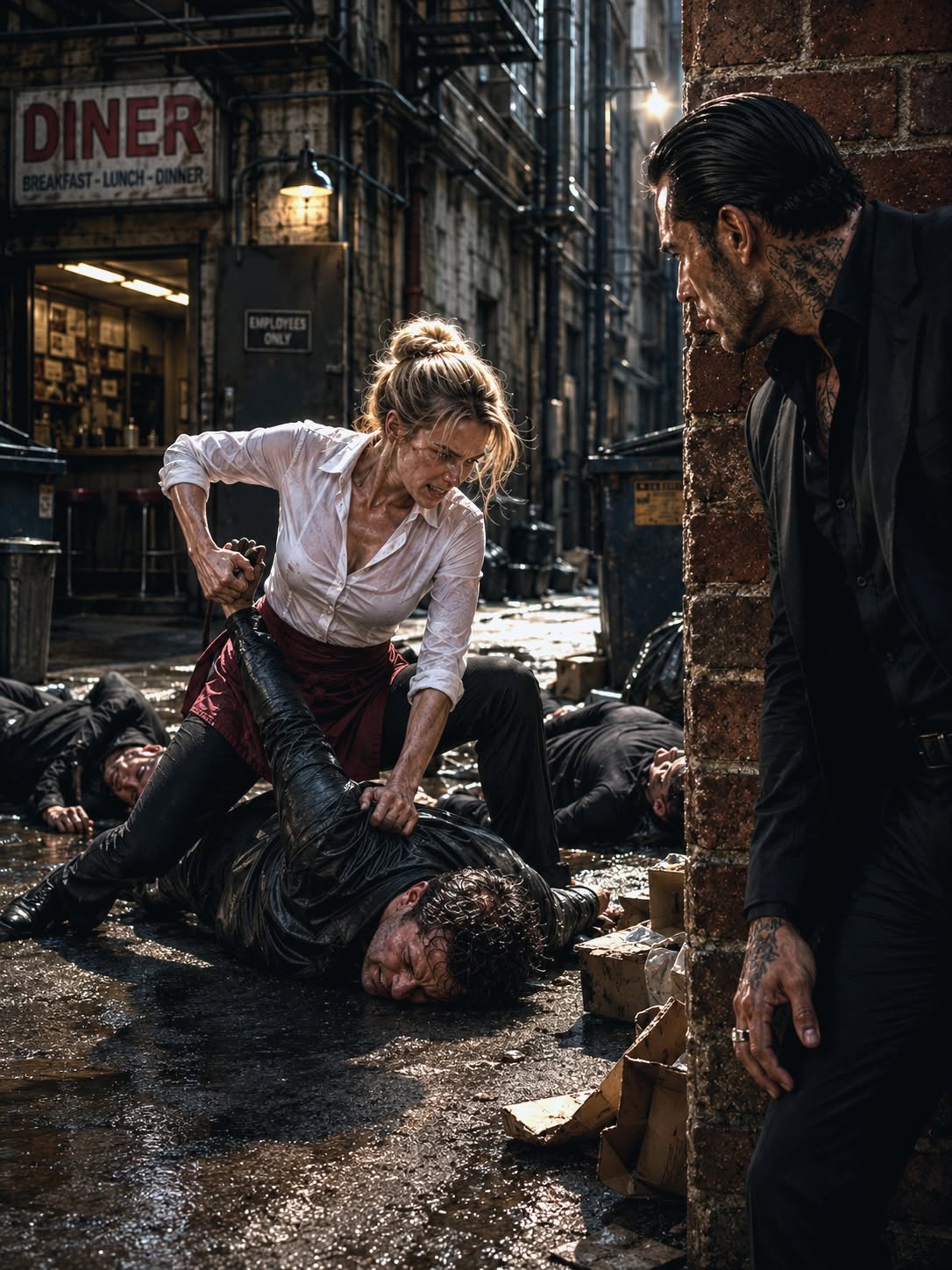 Dante Ravelli pressed himself into the narrow alcove of a rusted loading dock, his three-thousand-dollar cashmere coat soaked through. He didn't care about the coat. He cared about the silence.