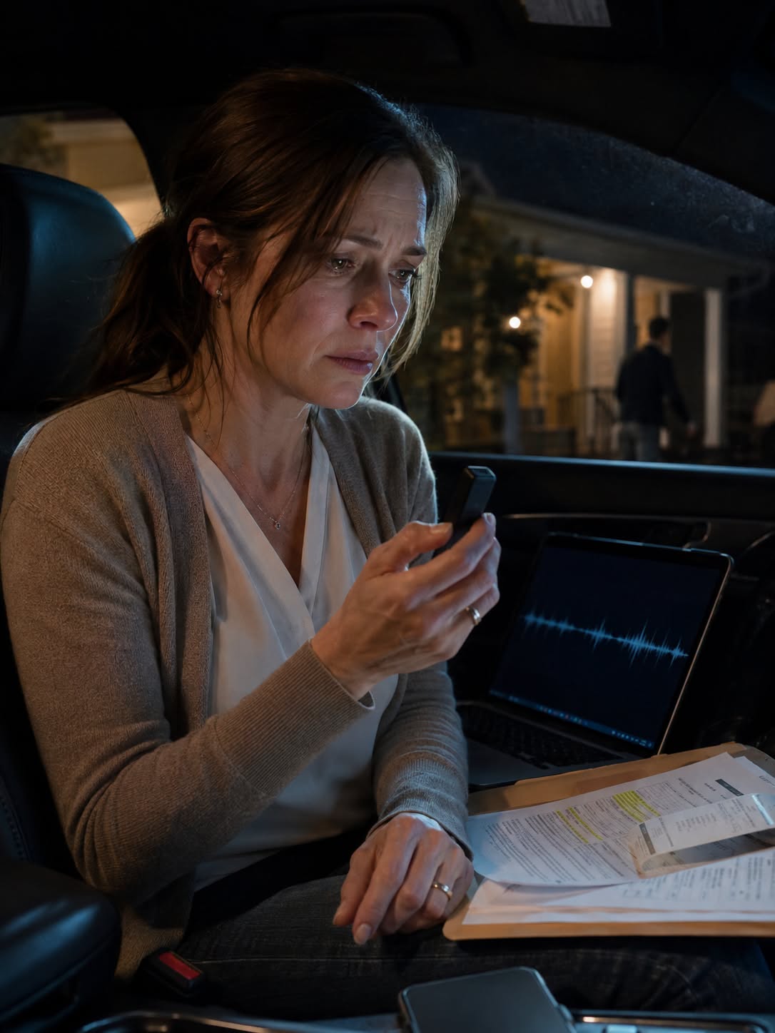 MY HUSBAND PLANNED TO FRAME ME AS UNSTABLE, BUT THE VOICE RECORDER UNDER HIS SUV SEAT TURNED HIS PERFECT DIVORCE INTO EVIDENCE