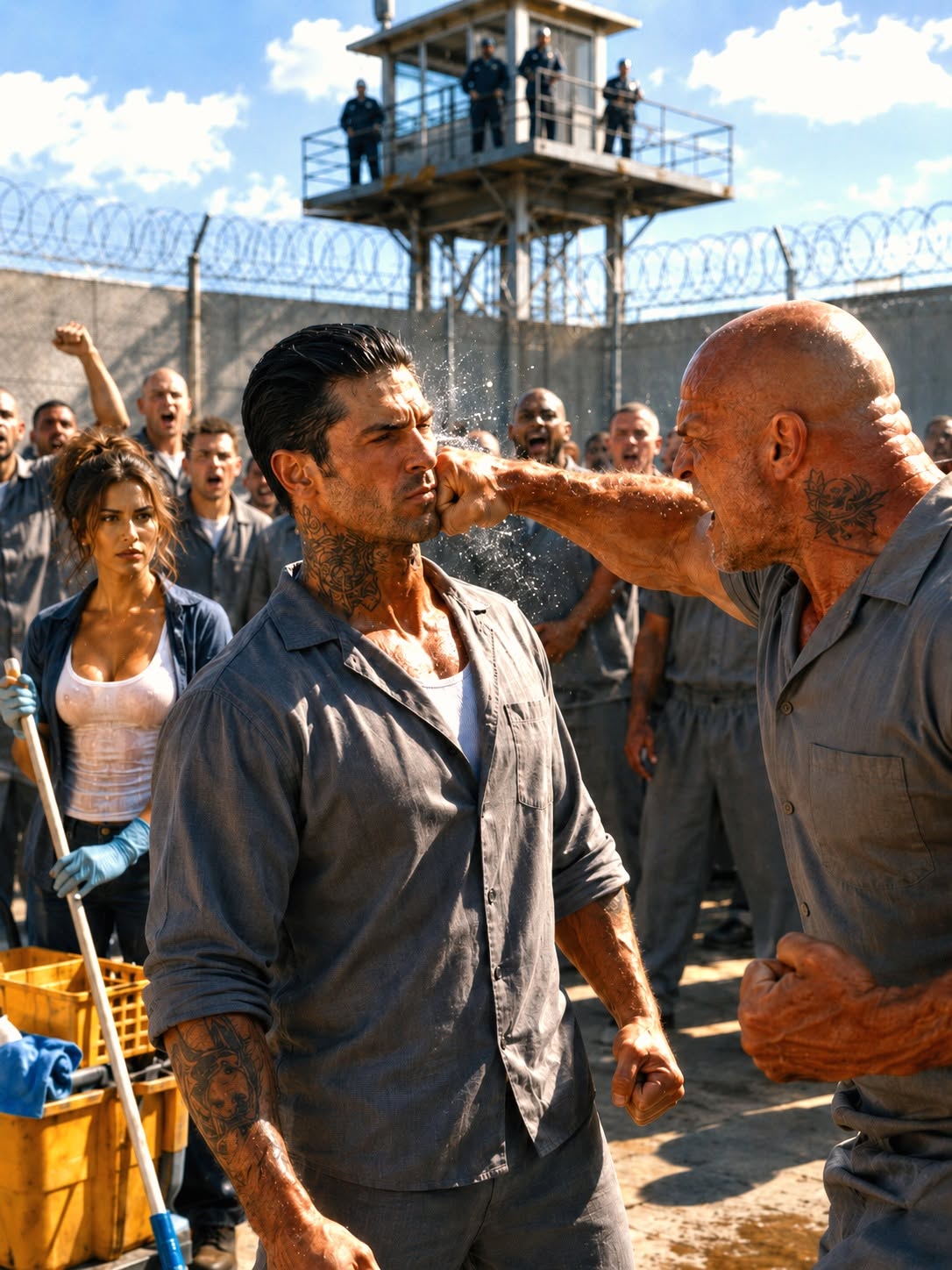 🛑 NEVER JUDGE A BOOK BY ITS COVER! A ruthless prison thug thought he found an easy target in the quiet new inmate. He had NO IDEA he just punched the most feared Mafia Boss in history—who entered the prison BY CHOICE. Click to read the insane ending! 😱👇 #Drama #Suspense #PlotTwist #MustRead