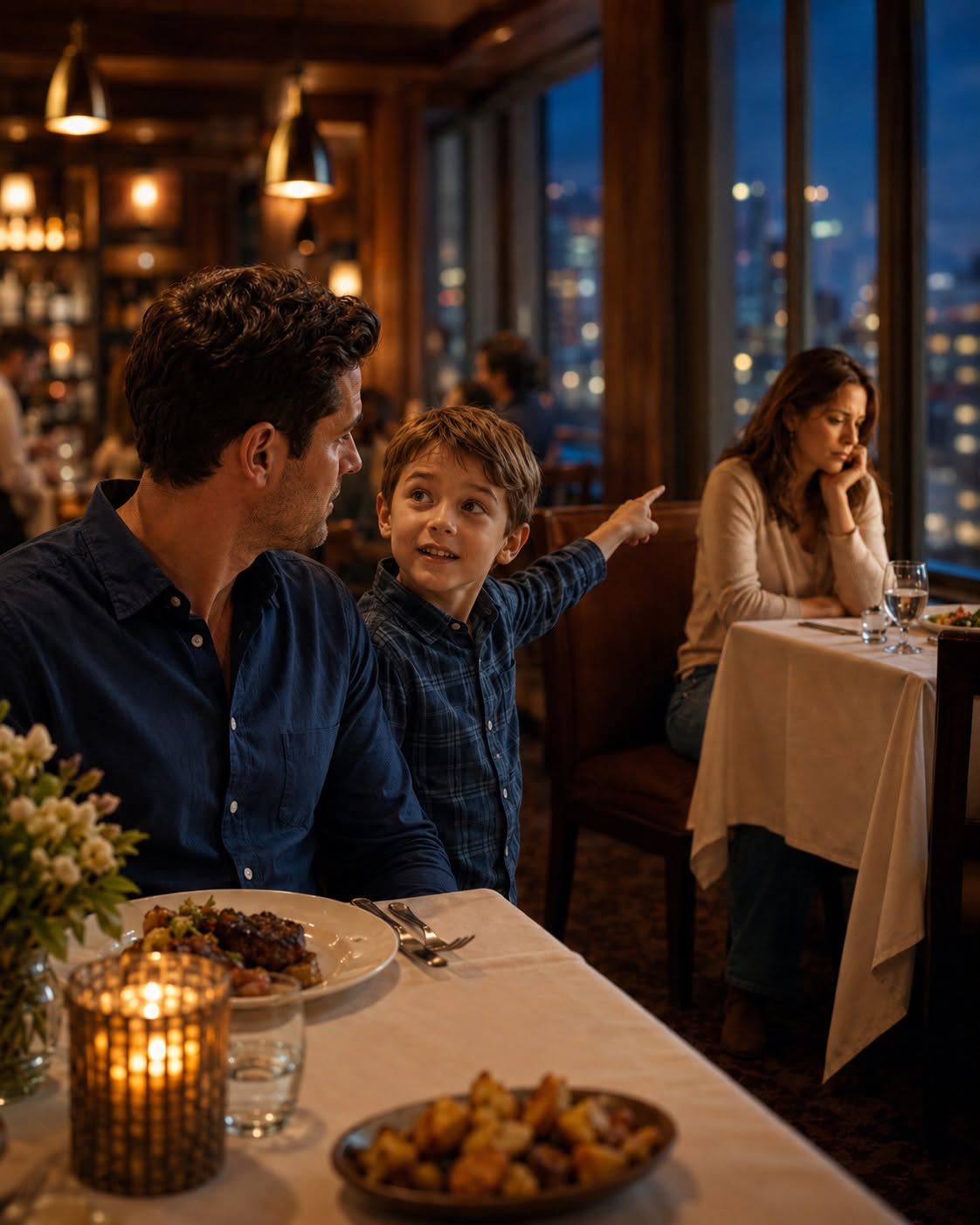 [VIRAL SHORT STORY] The Boy Asked The Lonely Woman To Eat With Them—Then His Father Saw Her Tears. But Her Purse Dropped, Revealing A Secret That Would Destroy Their Lives Forever.