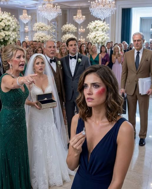 "She Slapped Me At the Wedding For Refusing to Hand Over My Penthouse—So I Called the Real Owner of Their Empire: 'They Triggered the Clause.' Exactly 60 Minutes Later, Mom's Face Turned Ash-White..."