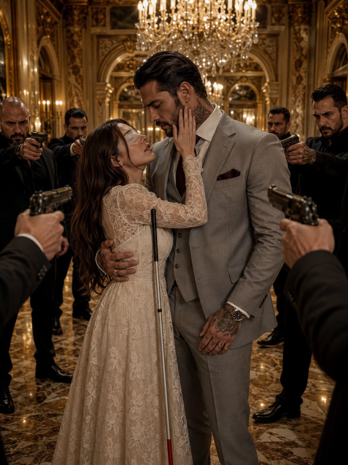 "WHO GAVE YOU PERMISSION TO LOOK AT HER?!" THE BALLROOM FROZE IN SHEER TERROR AS THE MOST RUTHLESS MAFIA BOSS IN PHILADELPHIA KNEELED BEFORE A BLIND PERFUMER, WHISPERING A PROMISE THAT WOULD TRIGGER A THREE-CITY MAFIA WAR!